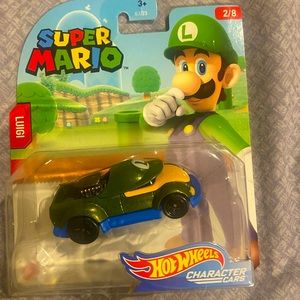 Hot Wheels Super Mario Character Cars Luigi